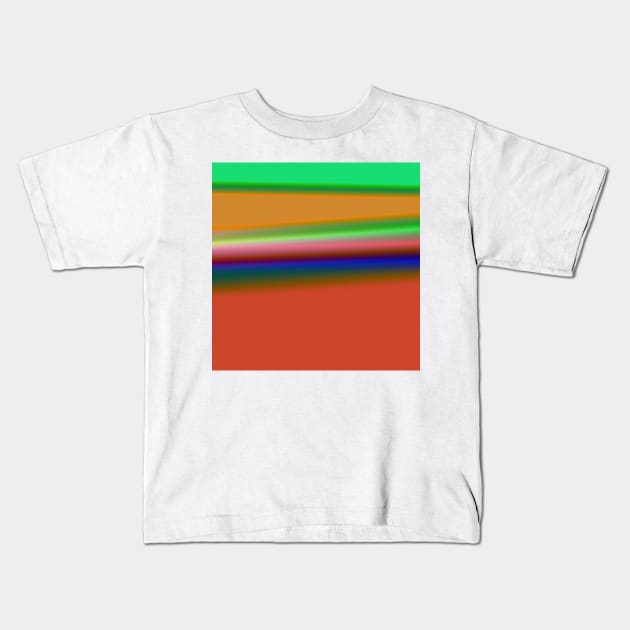 RED BLUE PINK GREEN ART Kids T-Shirt by Artistic_st